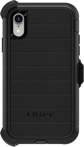 OtterBox DEFENDER SERIES Case & Holster for Apple iPhone XR -Kickstand - Black in Saudi Arabia