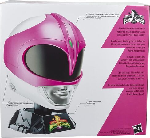 Mighty Morphin Power Rangers Pink Ranger Replica Helmet with Display Stand (Exclusive) in Saudi Arabia