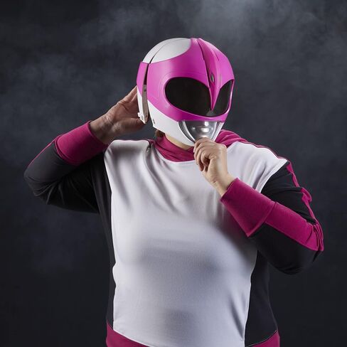 Mighty Morphin Power Rangers Pink Ranger Replica Helmet with Display Stand (Exclusive) in Saudi Arabia