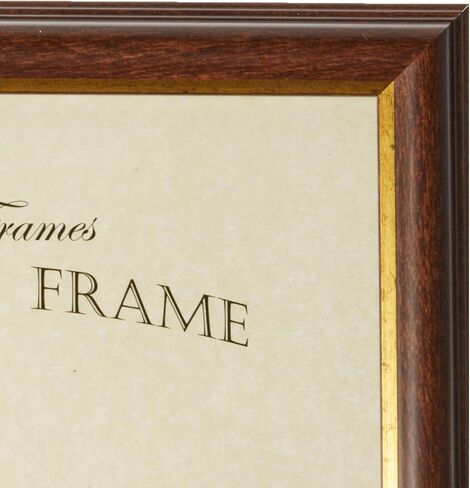 Lawrence Frames 185111 Walnut and Gold Document Picture Frame, 11 by 14-Inch in Kuwait