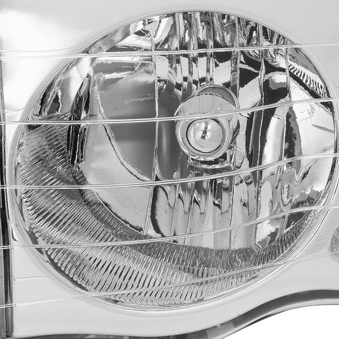 DNA Motoring HL-OH-DR02-BK-CL1 Black Housing Clear Corner Headlights Compatible with 02-05 Ram 1500/03-05 Ram 2500 3500, Left & Right in Saudi Arabia
