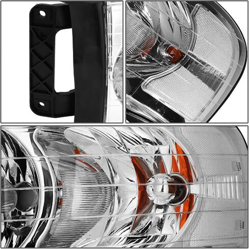 DNA Motoring HL-OH-DR02-BK-CL1 Black Housing Clear Corner Headlights Compatible with 02-05 Ram 1500/03-05 Ram 2500 3500, Left & Right in Saudi Arabia