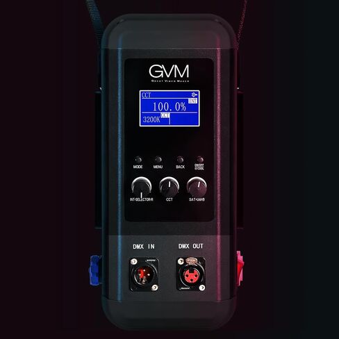 GVM 600W Led Video Light، 5600K Led Studio Light Photography Lighting مع التحكم APP / DMX، 129000lux / 1m إضاءة مستمرة للاستوديو، تصوير الفيديو، الألعاب، البث in Kuwait