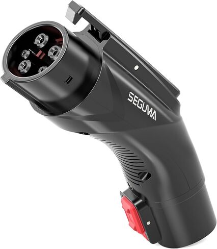 محول شحن تيسلا إلى J1772 - محول شاحن تيسلا يصل إلى 60 أمبير 250 فولت تيار متردد مع قفل أمان متوافق مع شواحن الوجهة الجدارية المنزلية من تيسلا/موصلات الهاتف المحمول، محول J1772 EV لجميع أجهزة J1772 EVs in Kuwait