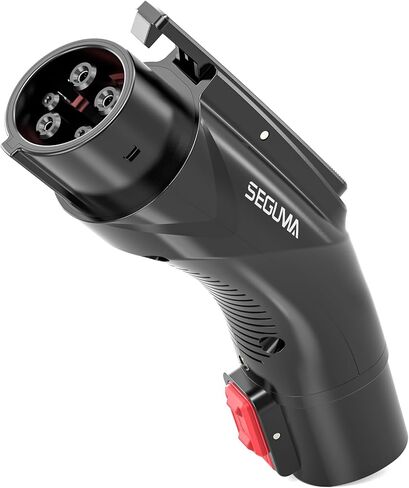 محول شحن تيسلا إلى J1772 - محول شاحن تيسلا يصل إلى 60 أمبير 250 فولت تيار متردد مع قفل أمان متوافق مع شواحن الوجهة الجدارية المنزلية من تيسلا/موصلات الهاتف المحمول، محول J1772 EV لجميع أجهزة J1772 EVs in Kuwait