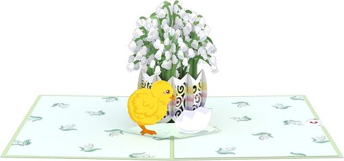 Lovepop Play Happy Easter Pop Up Card - 3D Card, Easter Card, Easter Greeting Card, 3D Easter Cards, Religious Easter Cards, Easter Bunny Card, 3-D Easter Cards, Pop Up Greeting Cards in Kuwait