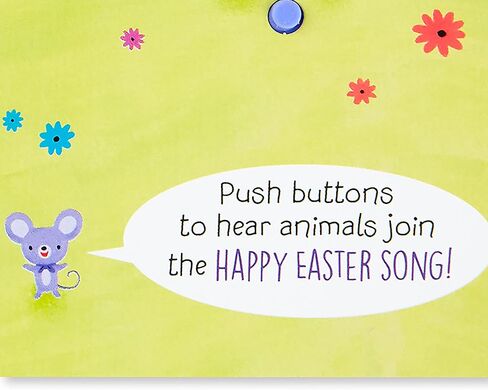 Hallmark Musical Religious Easter Card for Kids (Animals, Hallelujah Chorus) in Saudi Arabia