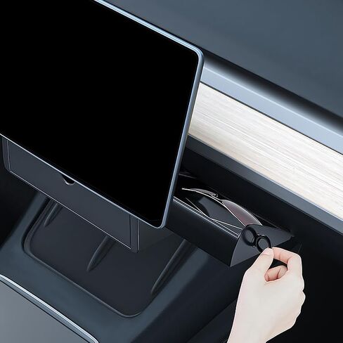ملحقات Tesla Model Y/3 وحدة التحكم المركزية Tesla Model Y تحت منظم صندوق تخزين الشاشة- قم بتبسيط الجزء الداخلي الخاص بك مع ملحقات Tesla in Saudi Arabia