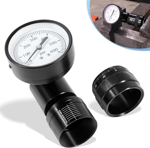 66841 Mini Valve Spring Tester and Measuring Combo with Micrometer Engine Valve Spring Checker 0-600LB Range 10LB Increments for Vise Arbor Press in Saudi Arabia