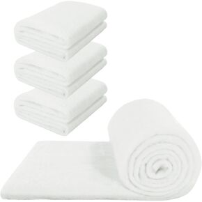 HOMBYS 3 PCS Quilt Batting, 40x40 inch Soft and Fluffy Polyester Batting for Sewing Quilt, Warm Quilt Batting by The Roll for Craft and Wearable Arts, Lightweight for All Season