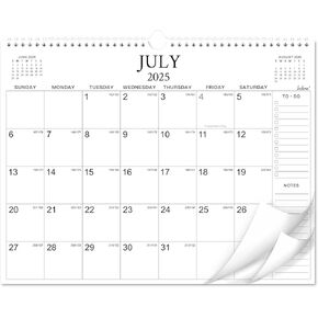 2025-2026 Wall Calendar - 18 Months Wall Calendar from Jul. 2025 - Dec. 2026, 14.6" x 11.4", Twin-Wire Binding, Premium Paper, Large Writing Blocks