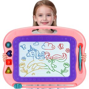Magnetic Drawing Board,Toddler Toys for Girls Boys 3 Year Old Gifts, Magnetic Doodle Board for Kids, Large Etch Magnet Sketch Doodle Pad, Christmas Easter Birthday Gifts for Kids