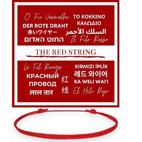 Red String Kabbalah Bracelet Protection Adjustable Cord for Men, Women, and Teens – Spiritual Amulet, Good Luck Gift, Energy Talisman, Evil Eye Protection