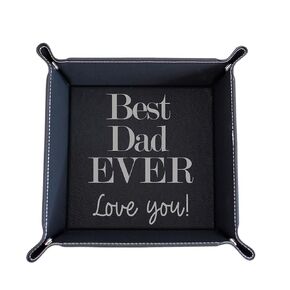 Love, Georgie Valet Tray for Dad, Catchall for Father's Day Gift, Men's Accessories Storage Organizer