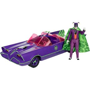 McFarlane Toys - DC Retro Batmobile & The Joker (Batman 66') 2pk, Gold Label, Amazon Exclusive