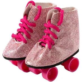 Doll Shoes Accessories Doll Snow Boots Fit 18-inch American Doll Girl Dolls (Skating Shoes)