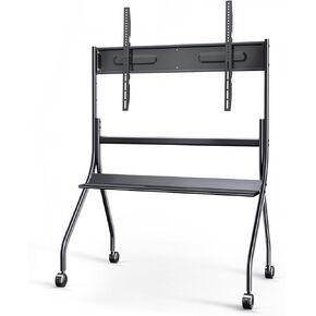 Smart Board Stand for 55-86 Inch Interactive Whiteboard, Easy Move, Lockable Wheels Stable