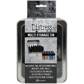 Ranger Tim Holtz Distress Multi Storage Tin - Holds 20 Flip Top Paints