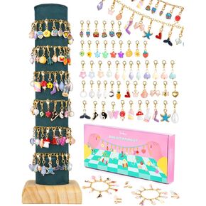 Deinduser Bracelet Making Kit, Charm Bracelet Making Kit, Bracelet Making Kit for Girls, Hand Chain Bracelet Making Kit, Gifts for Girls, Toys Crafts for Teen Girls Ages 5 6 7 8 12