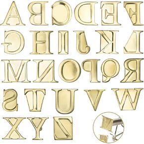 Arokimi Wood Burning Tips,Uppercase Alphabet HotStamps Set for Branding and Personalization of Wood, Leather, and Other Surfaces, Letter