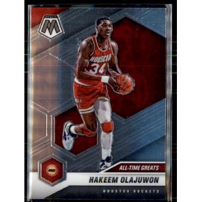 Hakeem Olajuwon Card #284 2020-21 Panini Mosaic All-Time Greats Houston Rockets