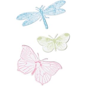 Sizzix Framelits Dies & Stamps - Engraved Wings by 49 and Market