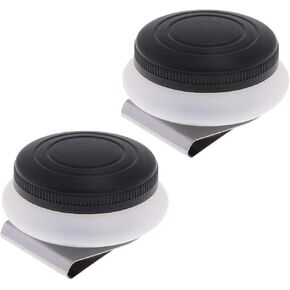Palette Cup with Lid, 2 Pieces Stainless Steel Single Dipper Palette Cup Clip Container Pot Oil Painting Pot Container for Acrylic Paint Oil Painting Mediums - with Lid 2×1.5 Inch