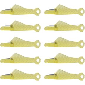 10 Pcs Gold Fish Mouth Sewing Machine Needle Threader,Automatic Sewing Fish Type Sewing Machine Needle Threader,Quick Sewing Machine Loop Needle Threaders Tool for Sewing Machine Sewing Tools
