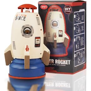 Outdoor Indoor Water Sprinkler Rocket Launcher,Outdoor Water Toys in Backyard Garden Lawn Swimming Pool,Kids Water Toys Rocket Sprinklers Toy Water Blaster for Boys Girls Age 3 4 5 6 7 8 Year Old