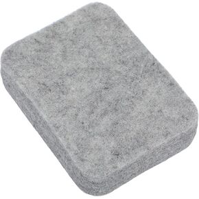 Lnngub Needle Felting Pad,Grey Sponge Felting Pad 4.65"X3.35" Thick and Firm Felting Mat Natural Wool Needle Felting Mat Wool Pressing Mat for Quilting Ironing Wool Felting Making