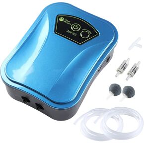 AquaMiracle USB Aquarium Air Pump Rechargeable Aerator for Bait Bucket, Portable Battery Powered Air Pump for Aquarium, Fish Tank Air Pump for Outdoor Fishing, Power Outage & Emergency