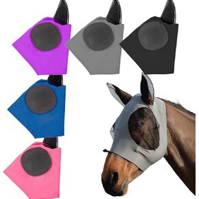 1 Pcs Elastic Fly Masks for Horses with Ears
