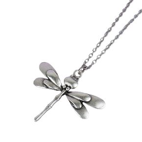 Dragonfly Necklace Silver Color, Dragonfly Jewelry for a Dragonfly Lover, dragonfly charm jewelry gift for witch, perfect summer jewelry boho style dragonfly pendant, dainty necklace gift with insect