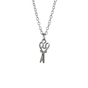 Scissors Necklace, Witch Cord Cutting Sewing Scissors Necklace as Different Original Gift, Small Scissors Pendant Sewing Gift, Scissors Charm Gothic Punk Pendant Necklace, Minimalist Profession Neckl