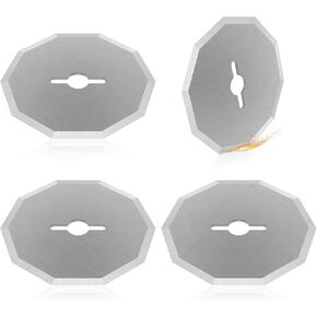 4Pcs Replacement Rotary Blades, Cordless Electric Scissors Blades, WA2300 Blades, Tungsten Steel Rotary Cutter Blades Fits RC2600K, RC2601, RC2602, WX080L, WX081, WX082L, WX081L, WX745L