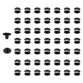Anrui 50 Sets M4*4mm Chicago Smools ، Proteners Cross Cross Branding Screw Connector