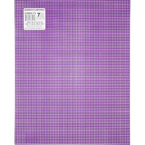 7 Mesh Count Purple Plastic Canvas Sheets Bulk 10.5 x 13.5 Inch 12 Sheet