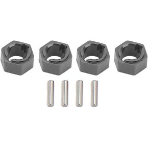 7mm Hex Combiner, Wheel Hub Hex Adapter Aluminum Alloy RC Wheel Hex Drive Adapter Compatible with FMS FCX24 1/24 RC Car ( Color)