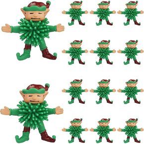 12 PCS St. Patrick's Day Leprechaun Toy for Kids, Leprechaun Gnome Plush Doll Decompression Toys Leprechaun Figurine Decor PVC Irish Gnome Toys for Saint Patrick's Day Decorations Party Gift