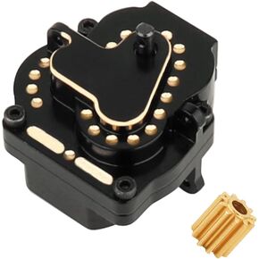 TRX-4M Brass Complete Transmission Gearbox with 16.6/1 Gears Pinion for TRX4M 1/18 RC Crawler CNC Aluminum Upgrade