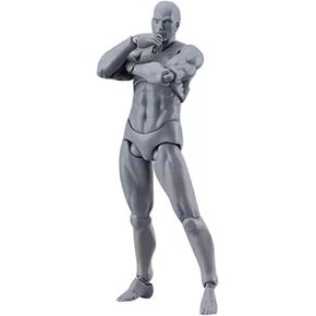 Artists Manikins, Holder Desk Decoration Customizable Poses Movable PVC Widely Used Drawing Mannequin for Family Office Action Figure Body, Action Figure (Man)