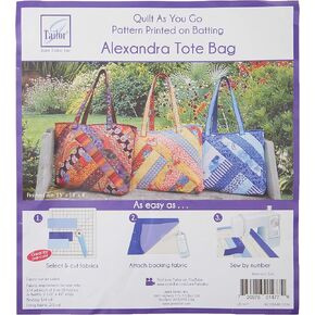 June Tailor Quilt As You Go Alexandra Tote Bag
