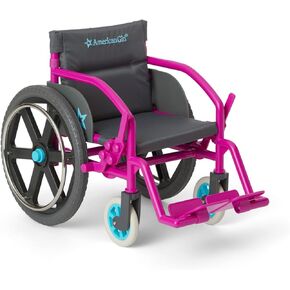 American Girl 18-inch Doll Ultralight Working Wheelchair with Padded Seat and Fabric Bag, for Ages 6+