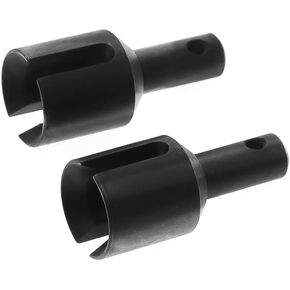 Front/Rear Differential Output Cup Diff Outdrive Cup Harden #45 Steel 9583 for 1/8 Traxxas Sledge 4WD Monster Truck 95076-4 Upgarde Parts (Black)