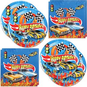 40 PCS wheel car Theme Party Supplies - Perfect for Birthdays Party and More Party