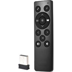 2.4GHz Wireless Presenter, USB Control PowerPoint PPT, Remote Control Clicker for Multi Media Devices, Projector, PC, Television,Tablet ect