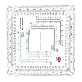Military MGRS Coordinate Scale Map Reading And Land Navigation Topographical Map Scale Protractors Scale Ruler