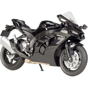 1/12 Scale 2021 Ninja ZX-10R Motorcycle Model Die cast Metal with Plastic Parts (Black)