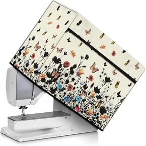 Moon Sewing Machine Dust Cover Compatible with Most Standard,Universal Sewing Machine Cover with Top Handle Pocket with Zipper in Saudi Arabia