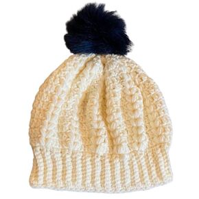 Crochet Winter Hat with PomPom